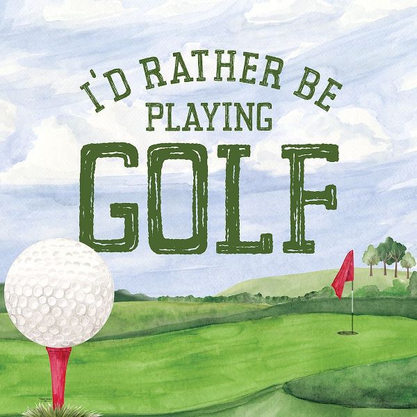 Reed, Tara 작가의 Golf Days III-Rather Be 작품