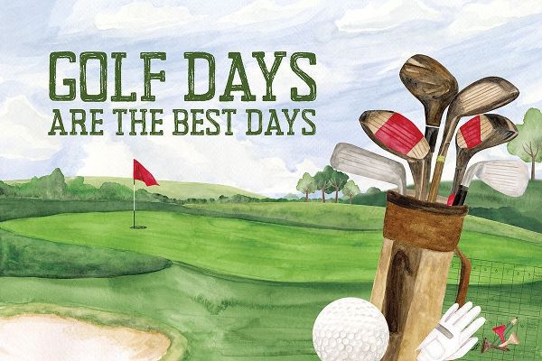 Reed, Tara 작가의 Golf Days landscape IV-Best Days 작품