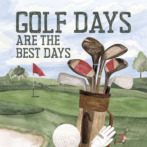 Reed, Tara 작가의 Golf Days neutral II-Best Days 작품