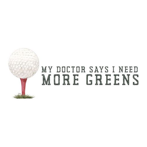 Reed, Tara 작가의 Golf Days neutral panel II-More Greens 작품
