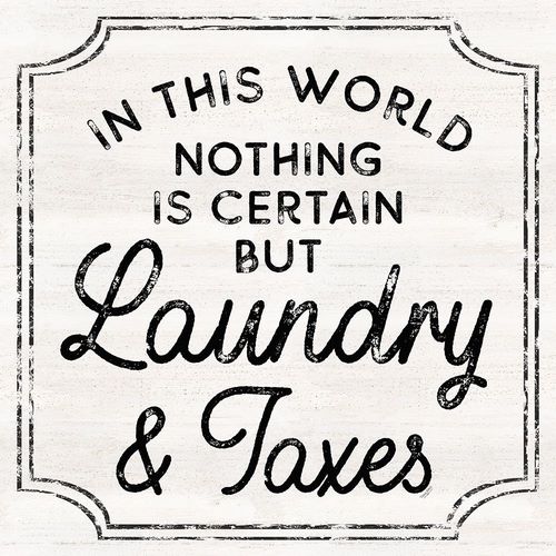Reed, Tara 아티스트의 Laundry Art III-Laundry And Taxes작품입니다.