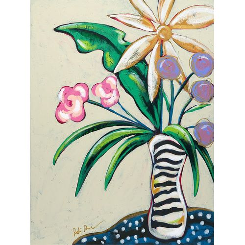 Augustine, Jodi 아티스트의 Pop Florals I-Stripes작품입니다.