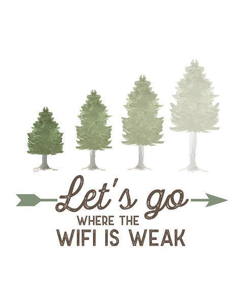 Reed, Tara 아티스트의 Lost in Woods portrait II-WiFi is Weak작품입니다.