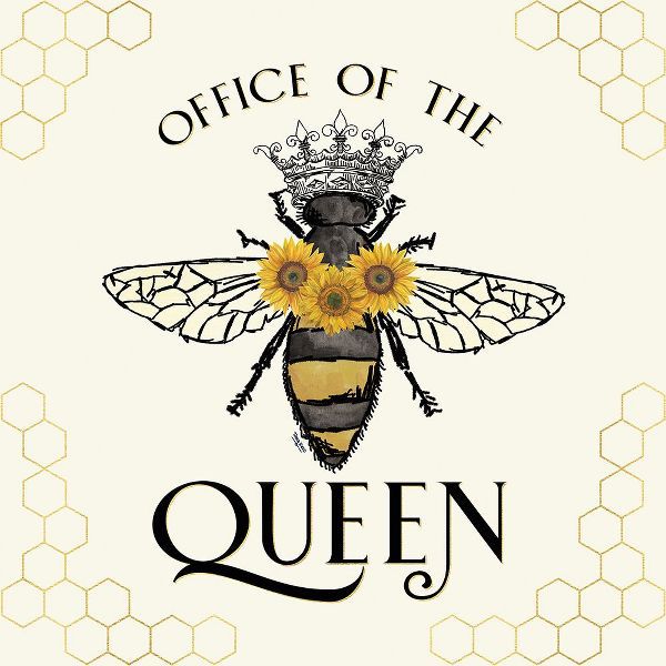 Reed, Tara 아티스트의 Honey Bees And Flowers Please IV-The Queen작품입니다.