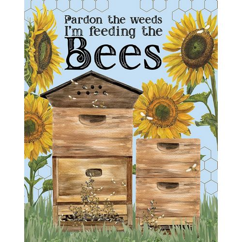 Reed, Tara 아티스트의 Honey Bees And Flowers Please portrait IV-Pardon the Weeds작품입니다.