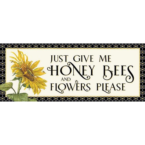 Reed, Tara 아티스트의 Honey Bees And Flowers Please panel I-Give me Honey Bees작품입니다.