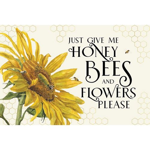 Reed, Tara 아티스트의 Honey Bees And Flowers Please landscape III-Give me Honey Bees작품입니다.
