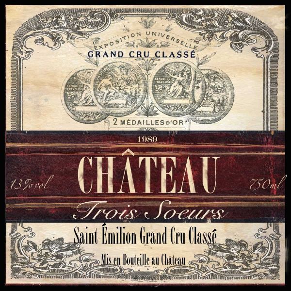 Grand Vin Wine Label II