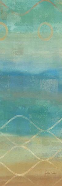Abstract Waves Blue Panel II