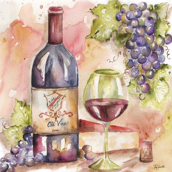 Watercolor Wine I