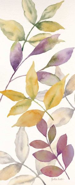 Watercolor Leaves Panel II