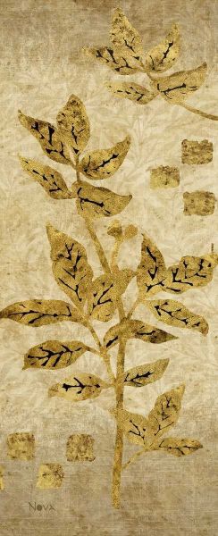 Gold Leaf Branches Panel II