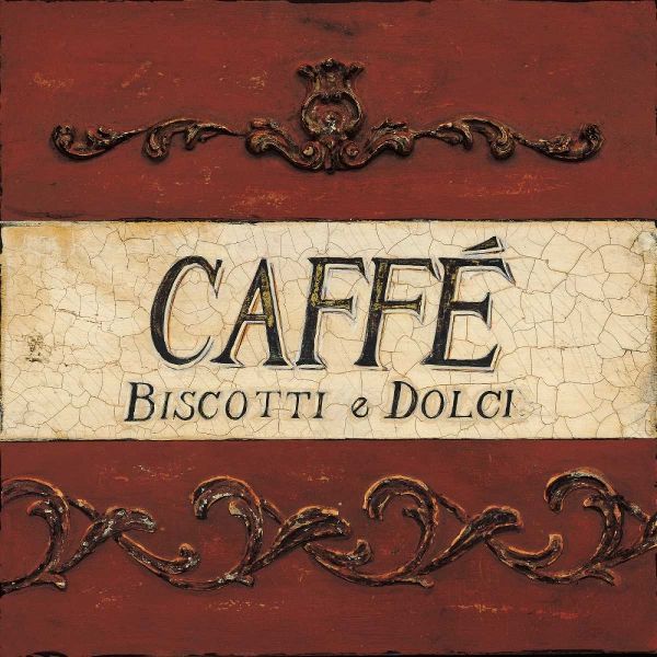 Caffe Biscotti Plaque
