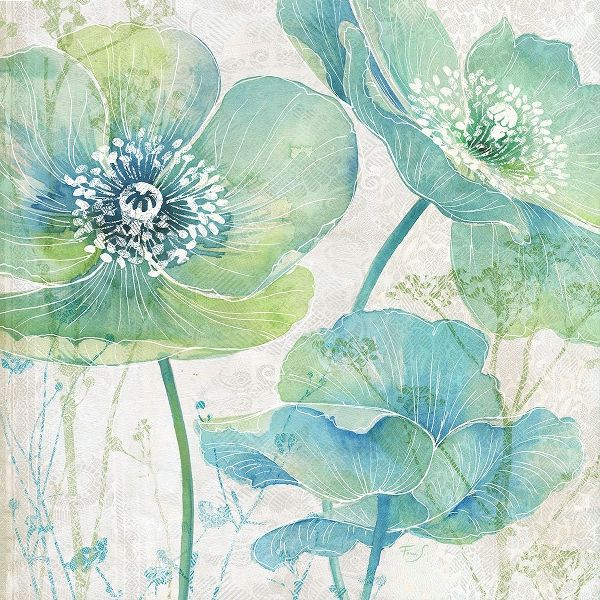 Garden Blue Floral 1