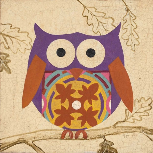 Plum Boho Owl