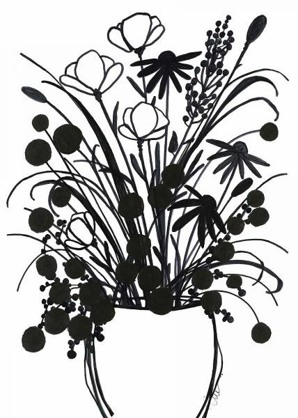 Black and White Bouquet 1