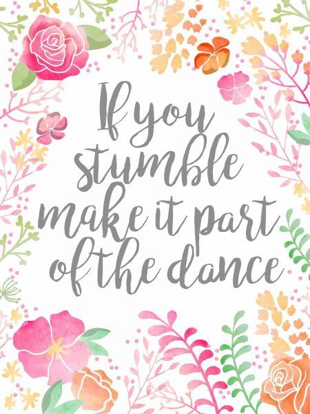 If You Stumble...