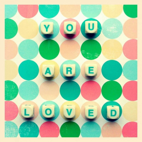 You Are Loved Game Pieces