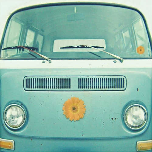 Blue VW Van