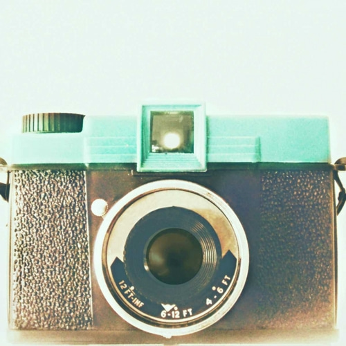 Vintage Blue Camera
