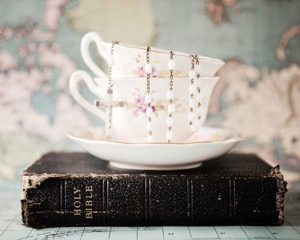 Pretty Teacup and Bible 1