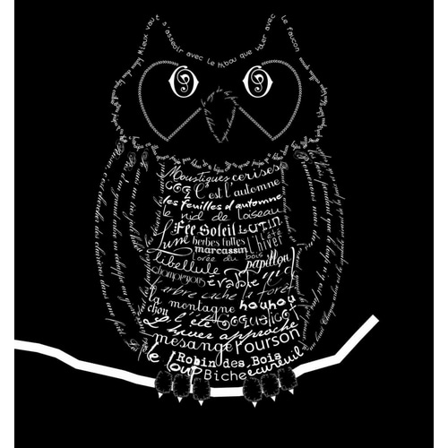 French Owl Black