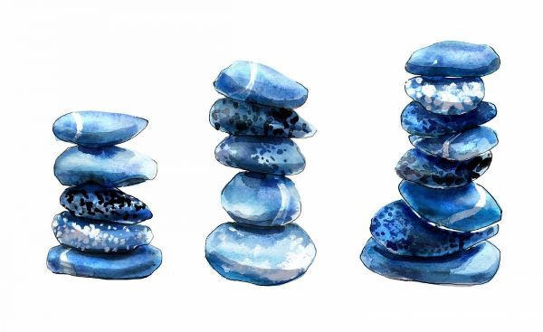 Sea Blue Stones