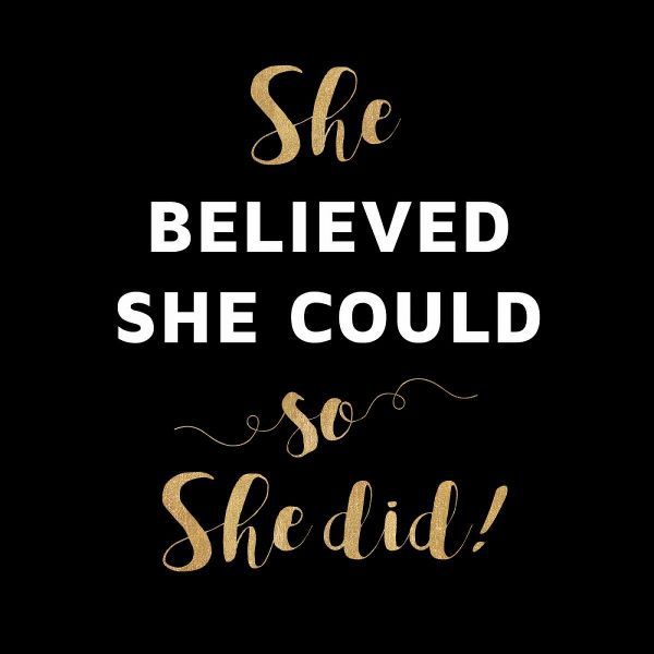 She Believed, Gold