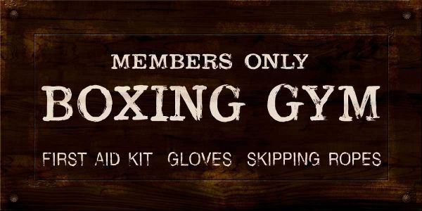Vintage Boxing Gym