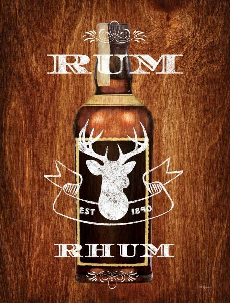 Rum Drinker Wood Sign