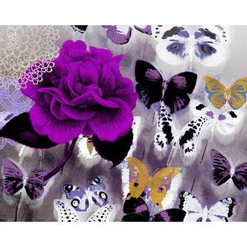 Butterfly Collage Magenta