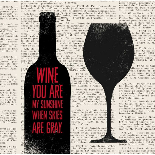 Wine Lino Print 2