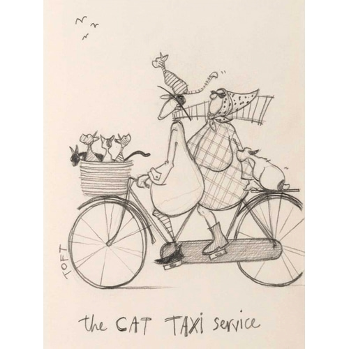 The Cat Taxi Service Sketch