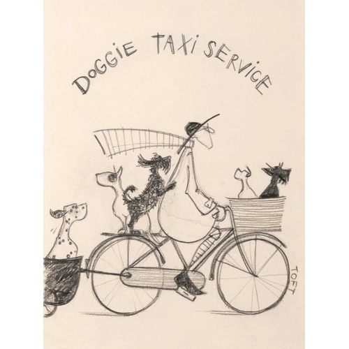 Doggie Taxi Service Sketch