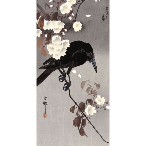 Koson, Ohara 아티스트의 Crow on a Cherry Branch작품입니다.