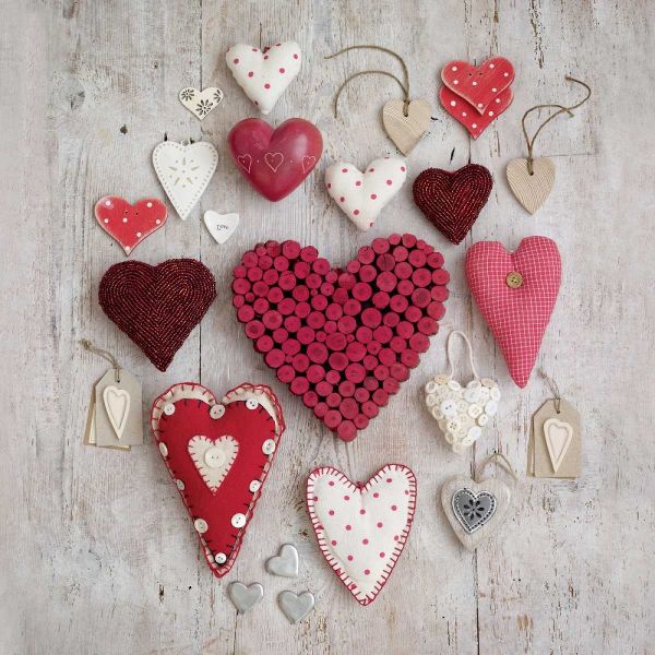 Red and White Hearts
