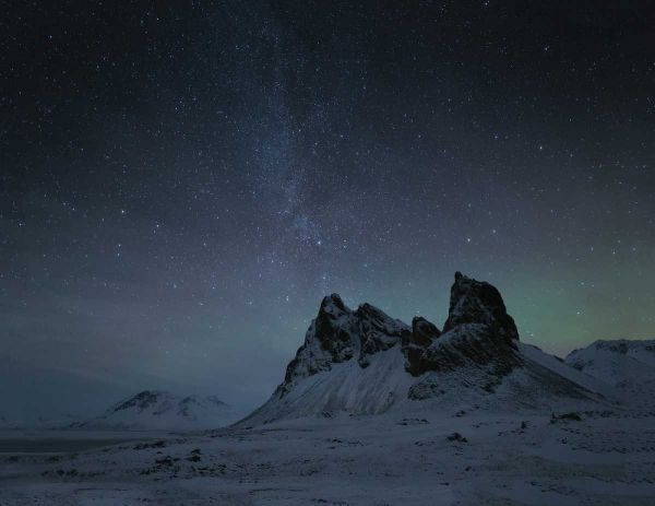 Starry Night-Eystrahorn Mountains-Iceland