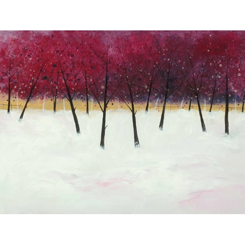 Red Trees on White