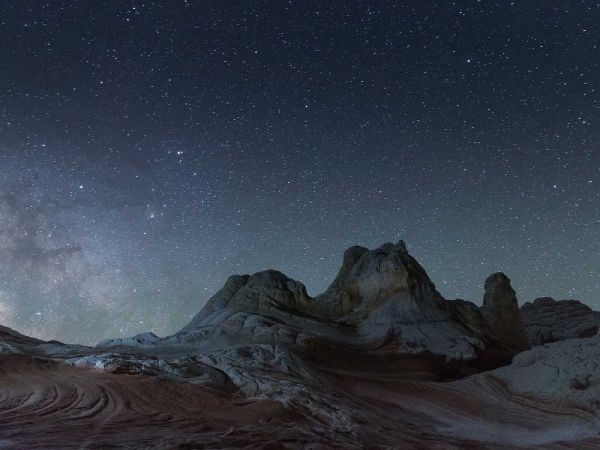 The Milky Way over White Pocket, Arizona