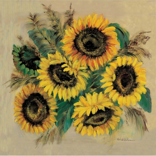Sparkling sunflowers