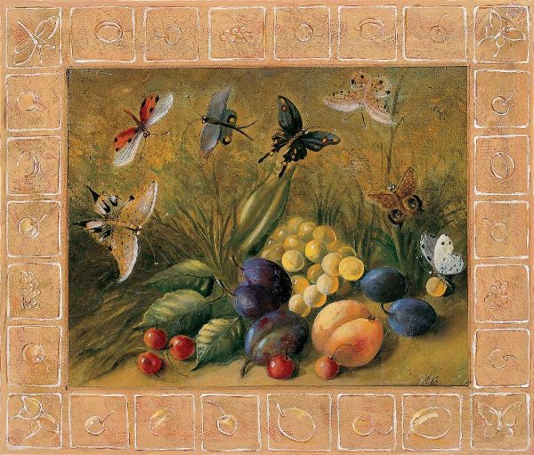 Fruits and papillons