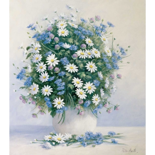 Bouquet in blue
