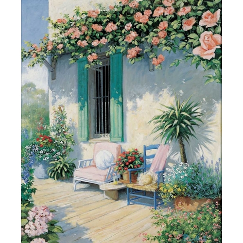 A veranda in bloom II