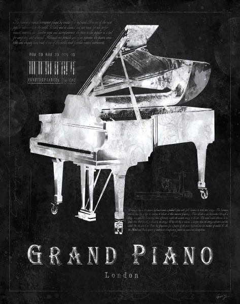Yang, Eric 아티스트의 BLACK PRINT GRAND PIANO작품입니다.