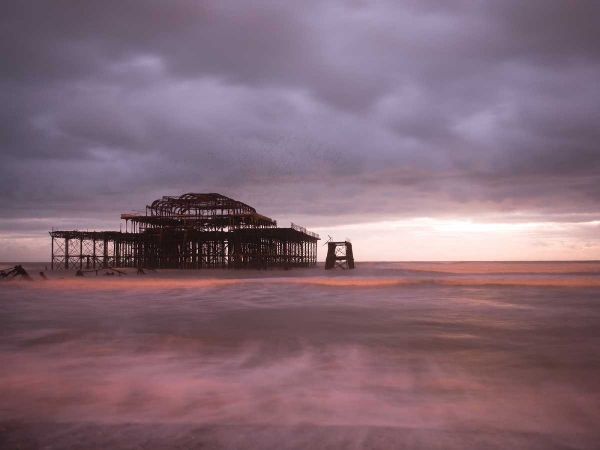Brighton Pier at dusk