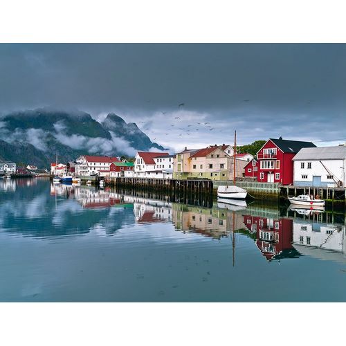 Village in Lofoten-Norway