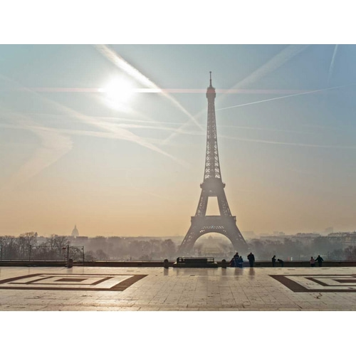 Famous Eiffel tower, Paris, France