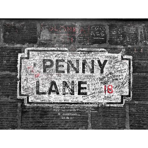 Penny Lane street sign, Liverpool