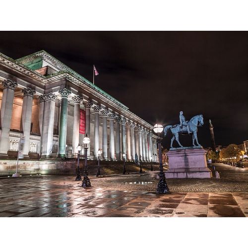 St Georges Hall at night, Liverpool