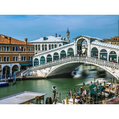 Famous Rialto bridge, Venice, Italy, FTBR-1896